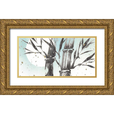 Summers Essence I Gold Ornate Wood Framed Art Print with Double Matting by Sugita, Katsumi