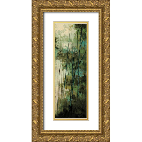La Senda II Gold Ornate Wood Framed Art Print with Double Matting by Solis, Luis