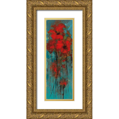 Delights of the Heart I Gold Ornate Wood Framed Art Print with Double Matting by Solis, Luis