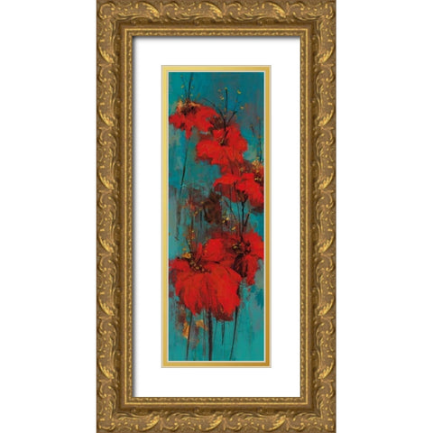 Delights of the Heart II Gold Ornate Wood Framed Art Print with Double Matting by Solis, Luis