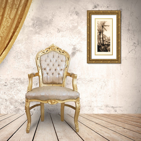 Equatorial Breeze I Gold Ornate Wood Framed Art Print with Double Matting by Schrack, Thea