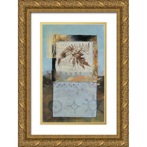 Nature Leaf II Gold Ornate Wood Framed Art Print with Double Matting by Tunick, Connie