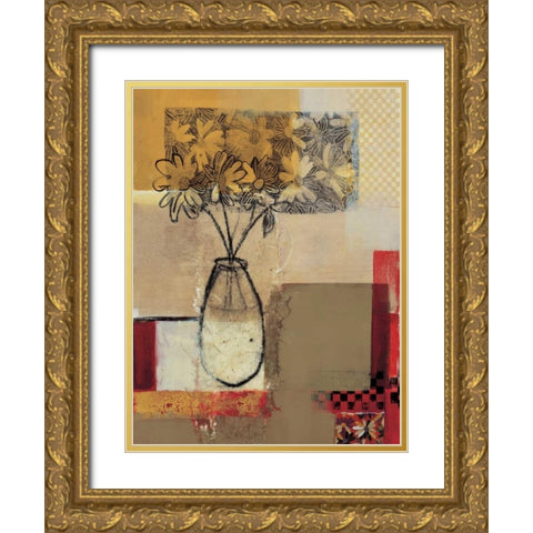 Sketchbook Series I Gold Ornate Wood Framed Art Print with Double Matting by Tunick, Connie
