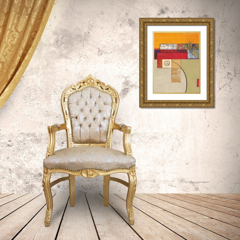 Golden Day II Gold Ornate Wood Framed Art Print with Double Matting by Tunick, Connie
