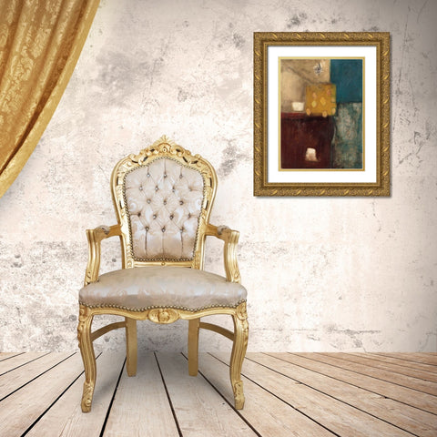 Structure II Gold Ornate Wood Framed Art Print with Double Matting by Thorngren, Mary Beth