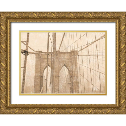 Golden Age IV Gold Ornate Wood Framed Art Print with Double Matting by Tarras, Teo
