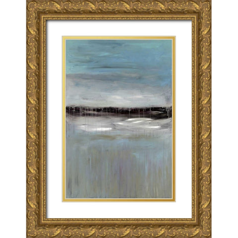 Midday Break Gold Ornate Wood Framed Art Print with Double Matting by Veysey, Sofia