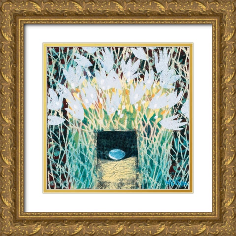 Hope Gold Ornate Wood Framed Art Print with Double Matting by Willson, Valerie