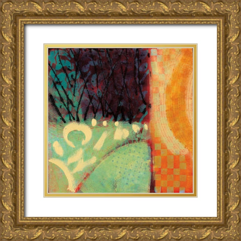 Retreat Gold Ornate Wood Framed Art Print with Double Matting by Willson, Valerie