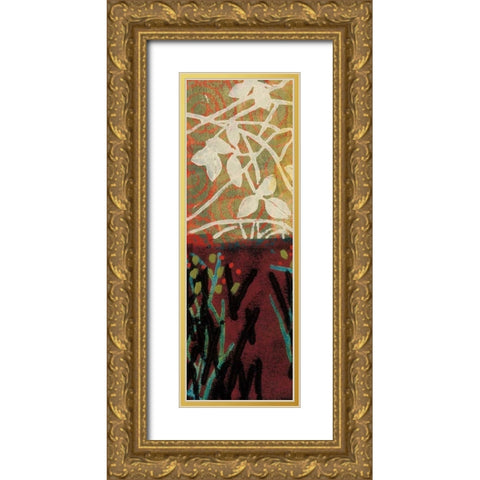 Secret Pathways Gold Ornate Wood Framed Art Print with Double Matting by Willson, Valerie