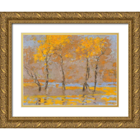 Black Trunks - Ltd. Ed 950 Gold Ornate Wood Framed Art Print with Double Matting by Bality, Andras
