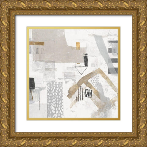 Puzzled   Gold Ornate Wood Framed Art Print with Double Matting by Mather, Nathaniel