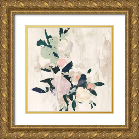 Flowers in Spring I  Gold Ornate Wood Framed Art Print with Double Matting by Aria K