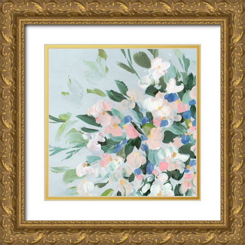 Enchanted Blooms I Gold Ornate Wood Framed Art Print with Double Matting by Aria K