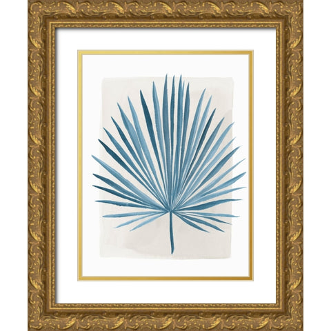 Palms at Sunset II Gold Ornate Wood Framed Art Print with Double Matting by Aria K