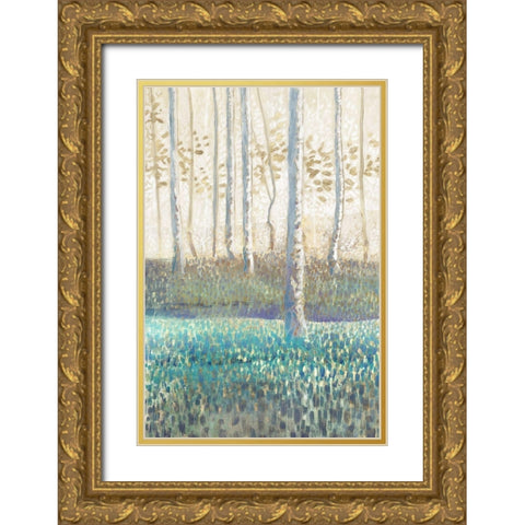 Comprehension II Gold Ornate Wood Framed Art Print with Double Matting by Del Rizzo, Anthony