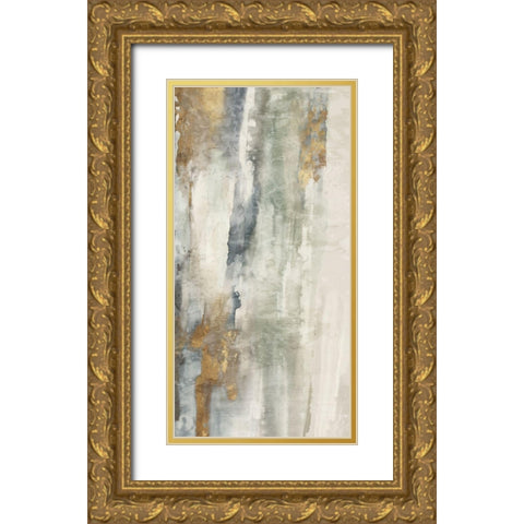 Seaglass II Gold Ornate Wood Framed Art Print with Double Matting by Peal, Emma