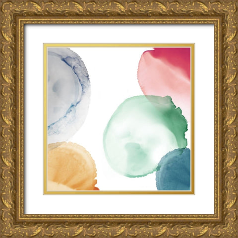 Delicate Transparency I  Gold Ornate Wood Framed Art Print with Double Matting by Peal, Emma
