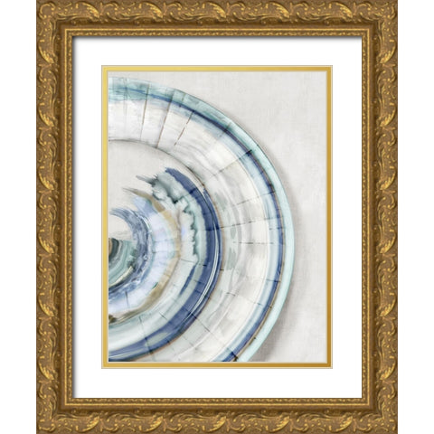 Fantasy Shell I Gold Ornate Wood Framed Art Print with Double Matting by Peal, Emma