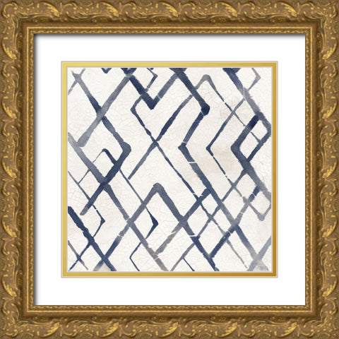 Shimmering Rhapsody II Gold Ornate Wood Framed Art Print with Double Matting by Peal, Emma