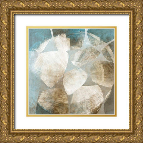 Cosmic Flow I Gold Ornate Wood Framed Art Print with Double Matting by Peal, Emma