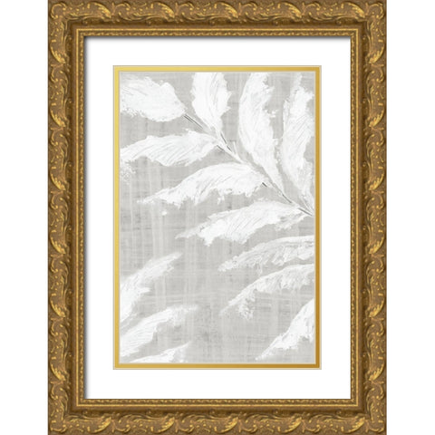 Neutral Palms I  Gold Ornate Wood Framed Art Print with Double Matting by Black, Alex