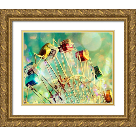 Candyland Gold Ornate Wood Framed Art Print with Double Matting by Cadloff, Robert