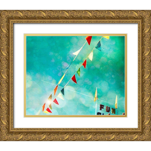 Fun Gold Ornate Wood Framed Art Print with Double Matting by Cadloff, Robert