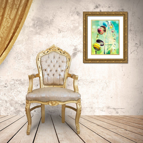 Lighter than Air Gold Ornate Wood Framed Art Print with Double Matting by Cadloff, Robert