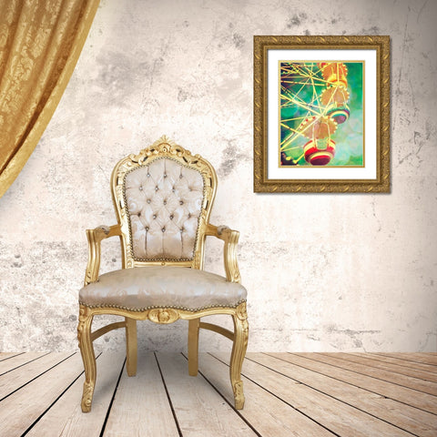 Tibidabo Gold Ornate Wood Framed Art Print with Double Matting by Cadloff, Robert