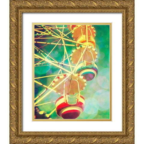 Tibidabo Gold Ornate Wood Framed Art Print with Double Matting by Cadloff, Robert