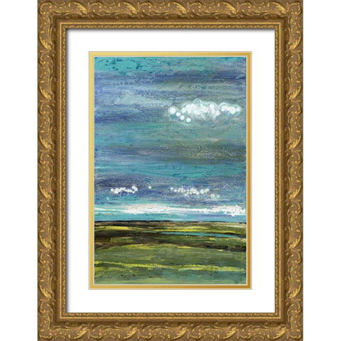 Sky Series Gold Ornate Wood Framed Art Print with Double Matting by Rowan, Grace
