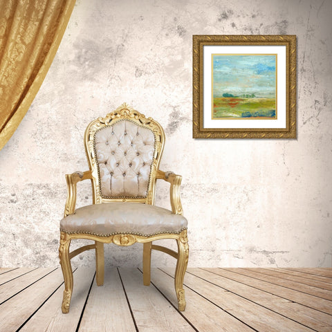 Secret Forest Colours Gold Ornate Wood Framed Art Print with Double Matting by Hove, Beth Ten