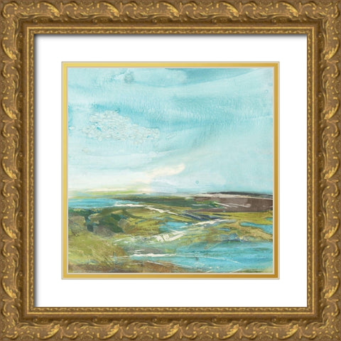 Forest Edge Gold Ornate Wood Framed Art Print with Double Matting by Hove, Beth