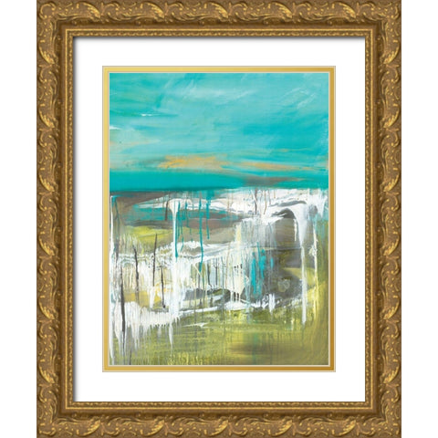 From The Shore I Gold Ornate Wood Framed Art Print with Double Matting by Hove, Beth Ten