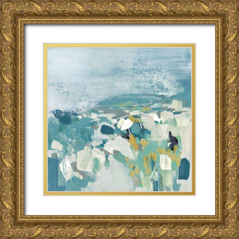 Above the Sea  Gold Ornate Wood Framed Art Print with Double Matting by Rowan, Grace