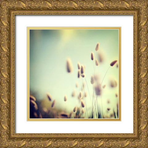Tell Me a Secret Gold Ornate Wood Framed Art Print with Double Matting by Bock, Alicia