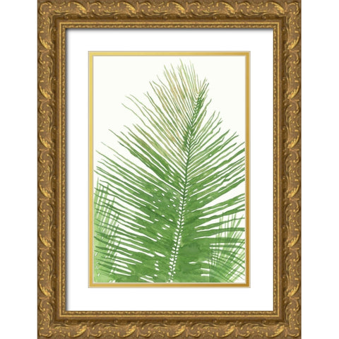Palma da Cocco Gold Ornate Wood Framed Art Print with Double Matting by Errico and Slyp