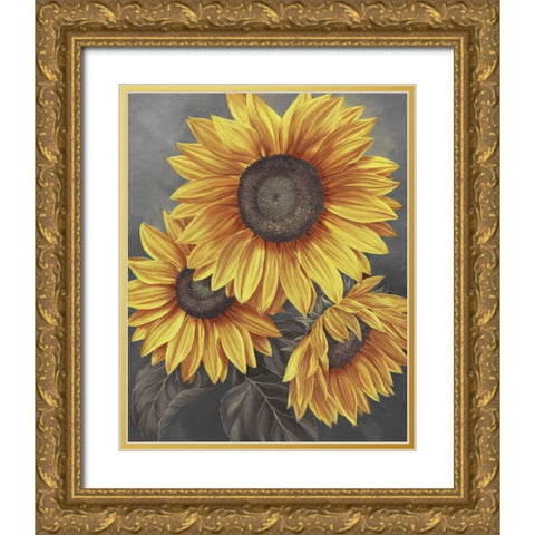 We are the sun I Gold Ornate Wood Framed Art Print with Double Matting by Broome, Marianne