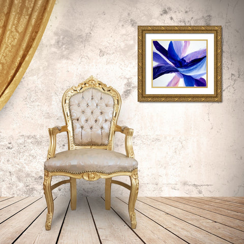 Convergence Gold Ornate Wood Framed Art Print with Double Matting by Ridgeway, Bette