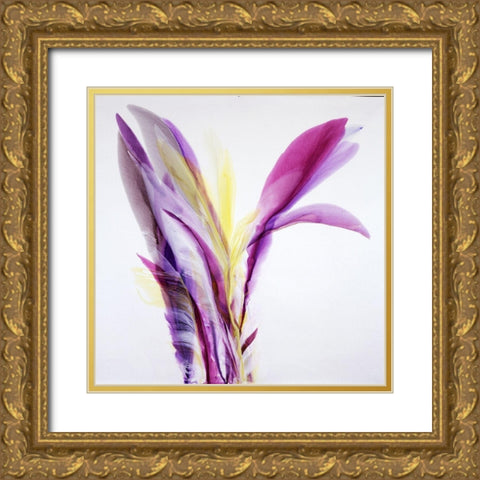 Ecstasy Gold Ornate Wood Framed Art Print with Double Matting by Ridgeway, Bette