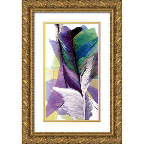 Flights of Fancy Gold Ornate Wood Framed Art Print with Double Matting by Ridgeway, Bette