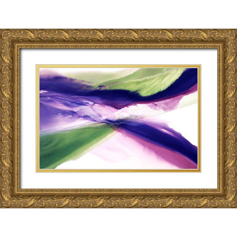 Summer Sea Gold Ornate Wood Framed Art Print with Double Matting by Ridgeway, Bette