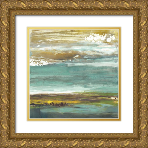 Samadhi Gold Ornate Wood Framed Art Print with Double Matting by Rowan, Grace