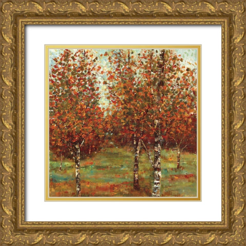 Fresh Landscape I Gold Ornate Wood Framed Art Print with Double Matting by Dolce, Carmen