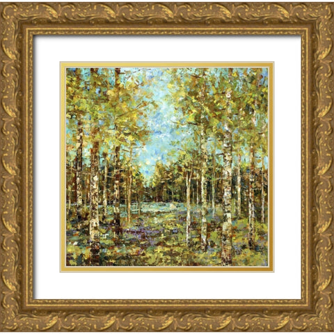 Pristine Gold Ornate Wood Framed Art Print with Double Matting by Dolce, Carmen