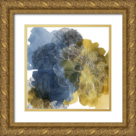 Laney I Gold Ornate Wood Framed Art Print with Double Matting by Calaguiro, Kevin