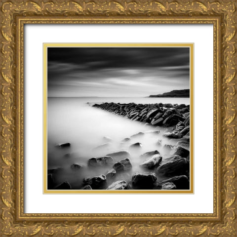 Clavells Gold Ornate Wood Framed Art Print with Double Matting by Cherry, Rob