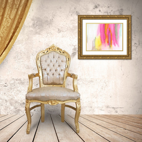 Dulcet II Gold Ornate Wood Framed Art Print with Double Matting by Essue, Christina