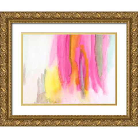 Dulcet II Gold Ornate Wood Framed Art Print with Double Matting by Essue, Christina